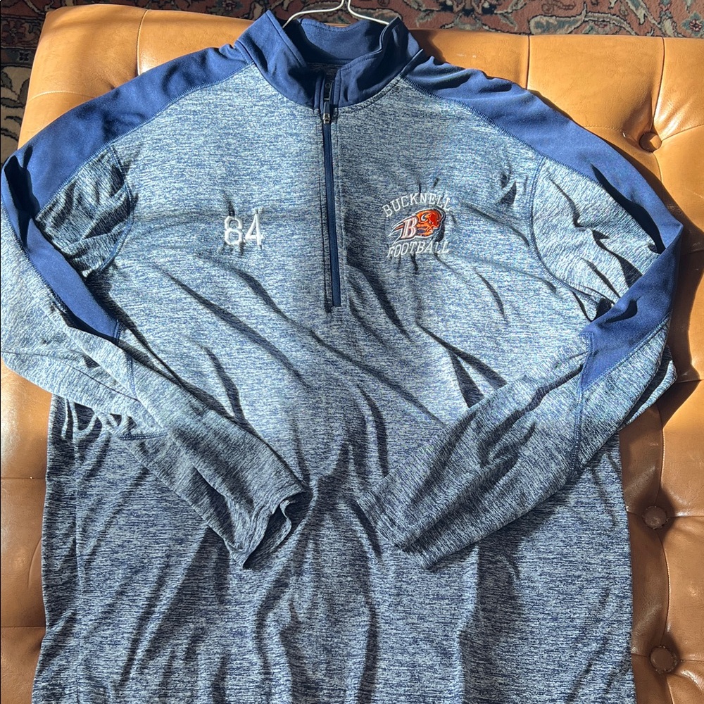 Holloway Navy Heather Quarter-Zip Pullover